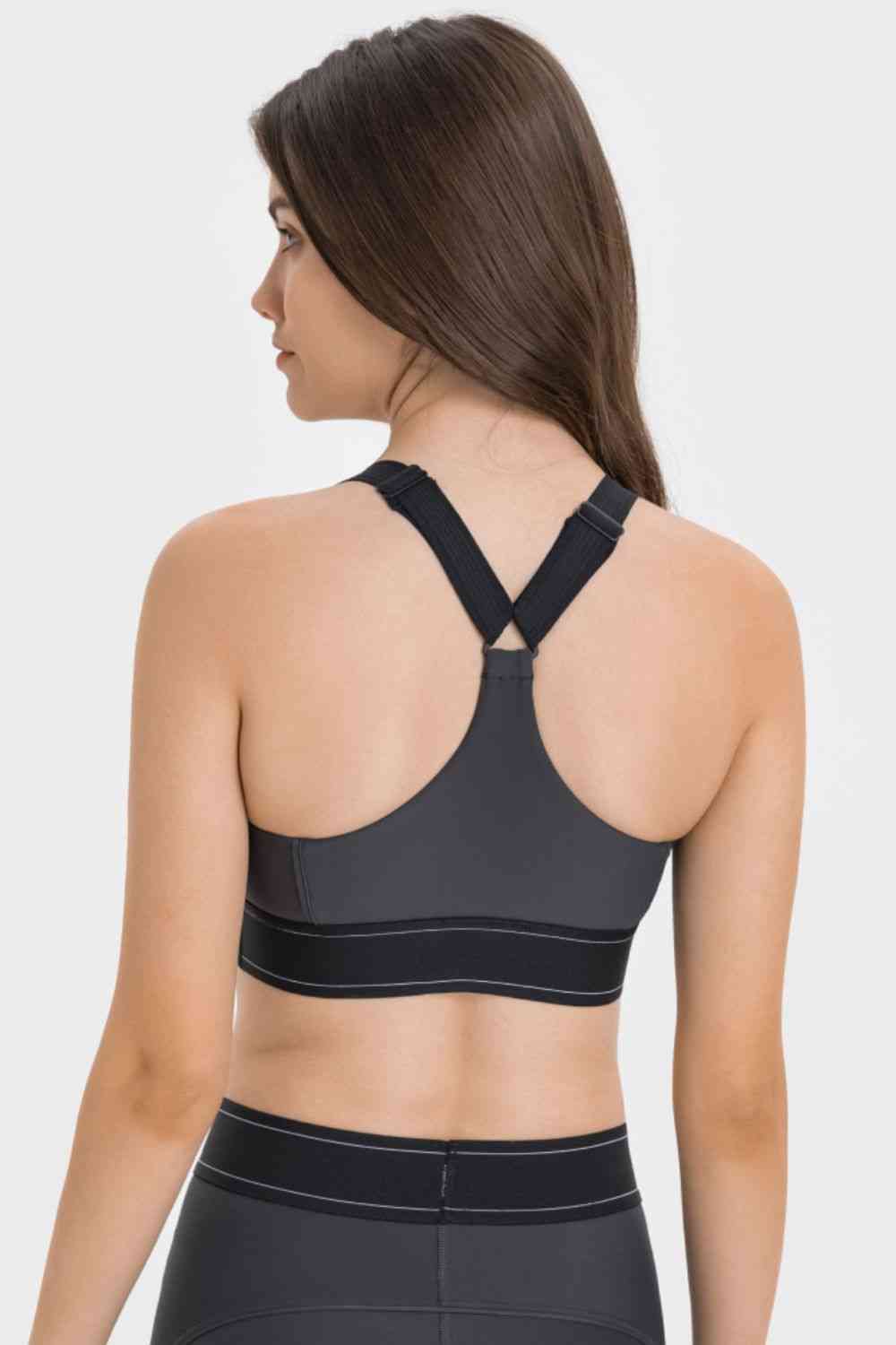 Millennia Contrast Sports Bra - FitFemme.Shop