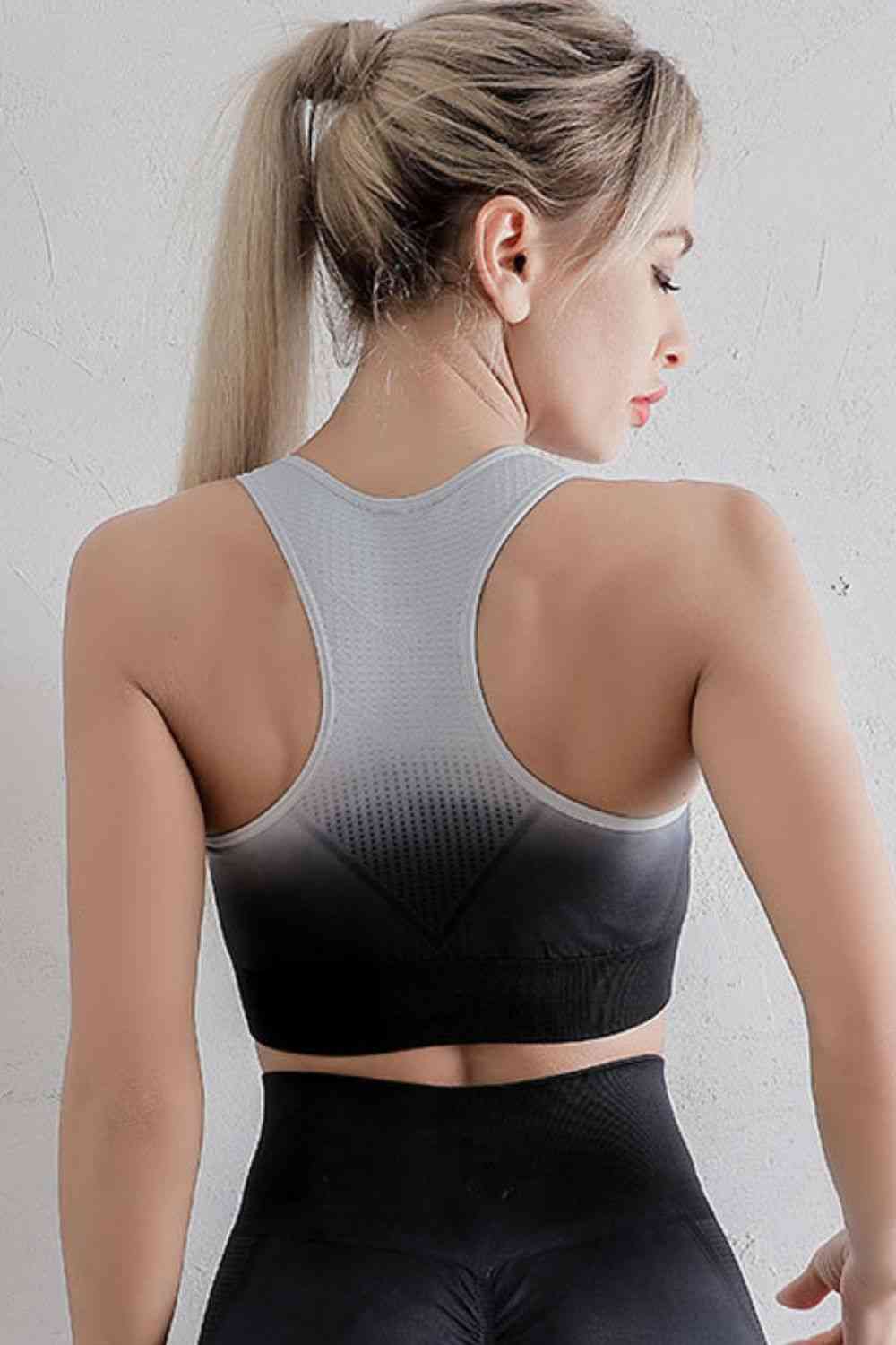 Gradient Sports Bra and Leggings Set - FitFemme.Shop