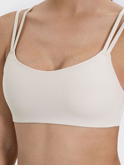Millennia Scoop Neck Double Strap Active Cami - FitFemme.Shop