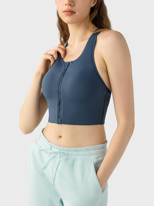 Millennia Wide Strap Sport Bra - FitFemme.Shop