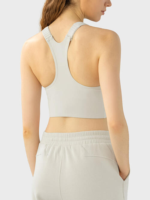 Millennia Wide Strap Sport Bra - FitFemme.Shop