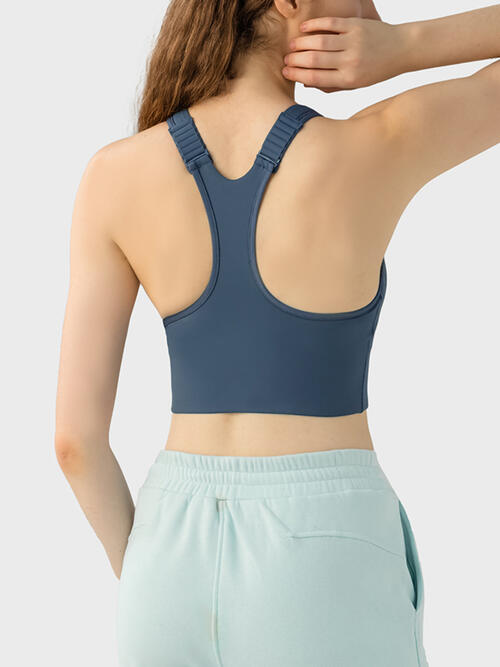 Millennia Wide Strap Sport Bra - FitFemme.Shop