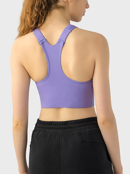Millennia Wide Strap Sport Bra - FitFemme.Shop