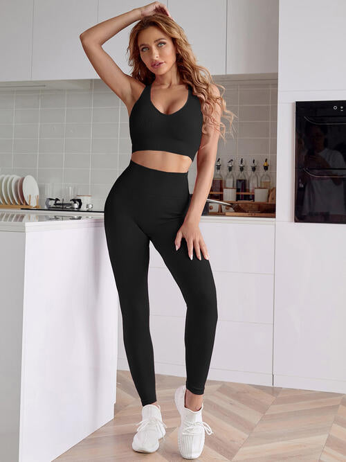 Sport Tank and Leggings Set - FitFemme.Shop