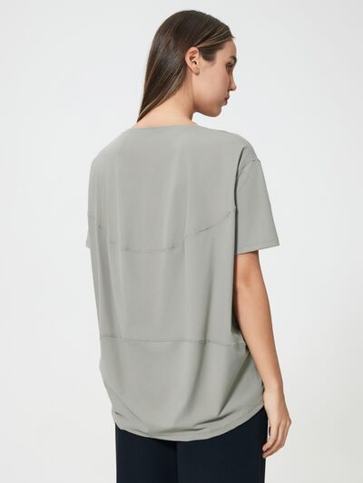 Millennia Round Neck Short Sleeve Active T-Shirt - FitFemme.Shop