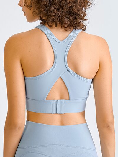 Millennia Double Take Square Neck Racerback Cropped Tank - FitFemme.Shop