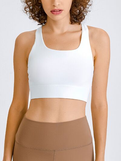 Millennia Double Take Square Neck Racerback Cropped Tank - FitFemme.Shop