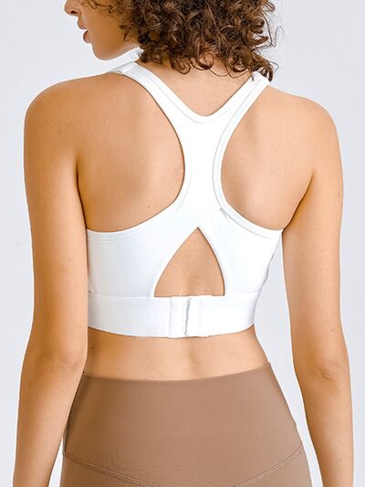 Millennia Double Take Square Neck Racerback Cropped Tank - FitFemme.Shop