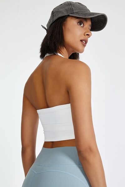Halter Neck Active Cami - FitFemme.Shop