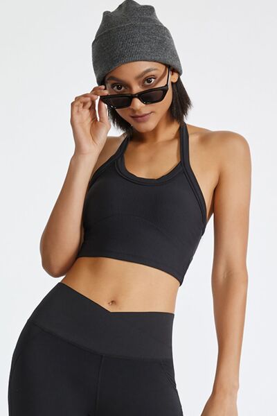 Halter Neck Active Cami - FitFemme.Shop