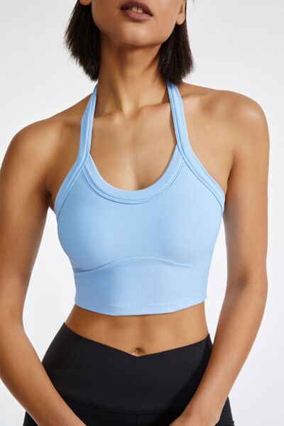Halter Neck Active Cami - FitFemme.Shop