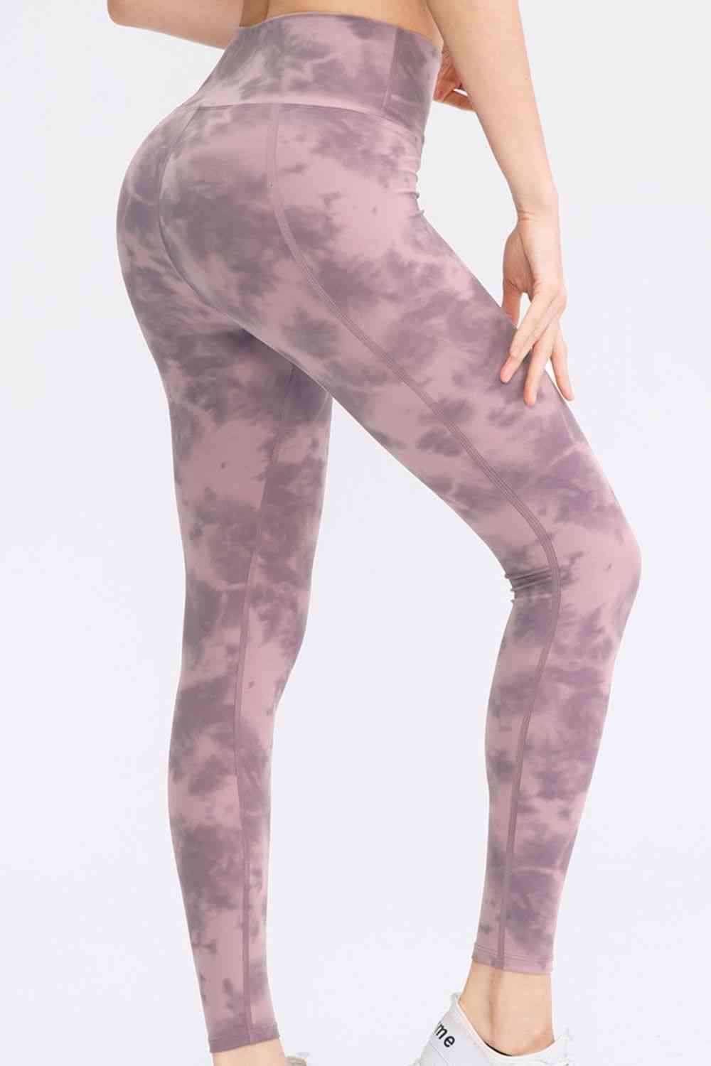 Wide Waistband Slim Fit Long Sports Pants - FitFemme.Shop