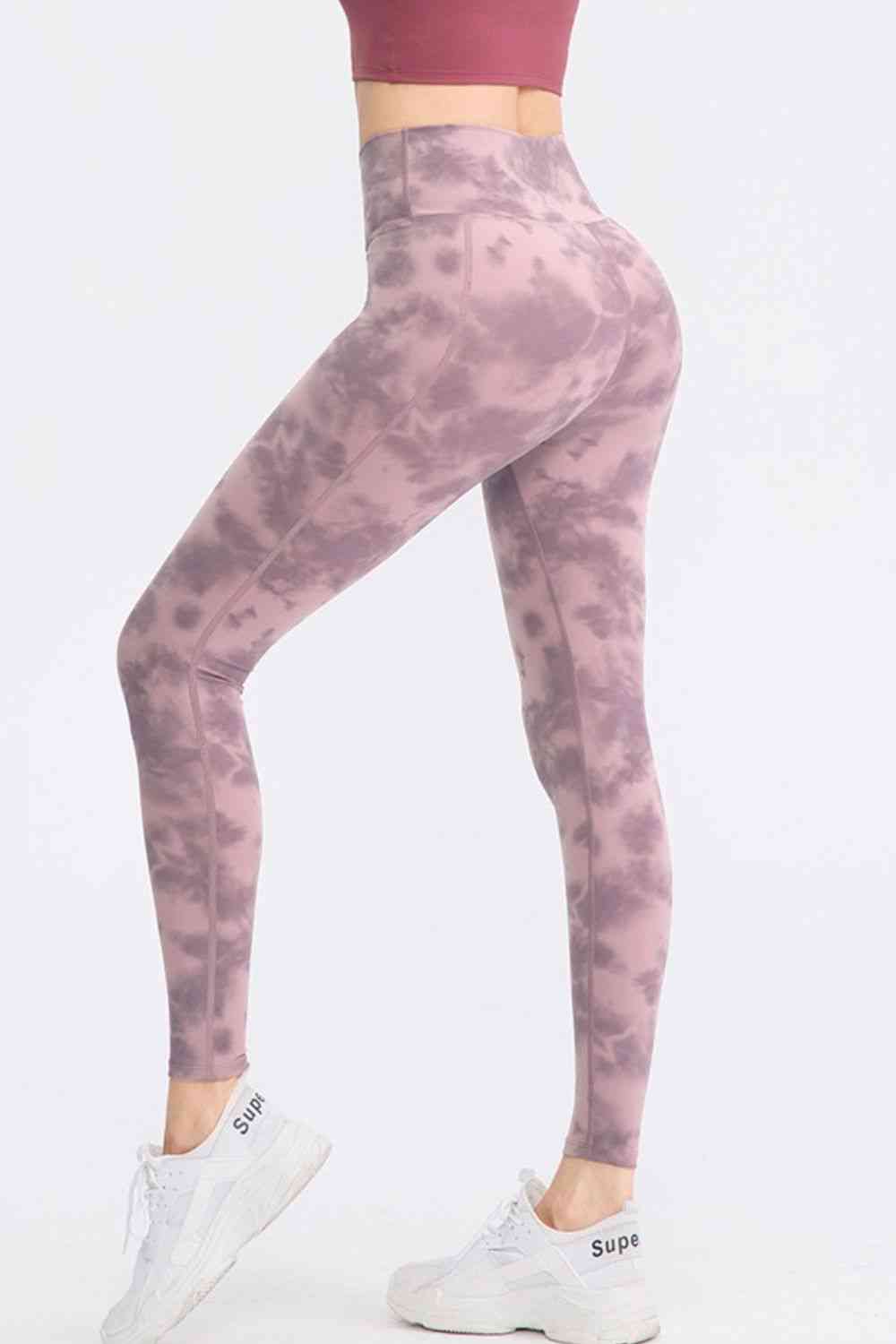 Wide Waistband Slim Fit Long Sports Pants - FitFemme.Shop