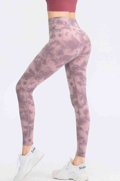 Wide Waistband Slim Fit Long Sports Pants - FitFemme.Shop