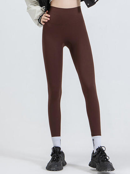 Wide Waistband Sports Leggings - FitFemme.Shop