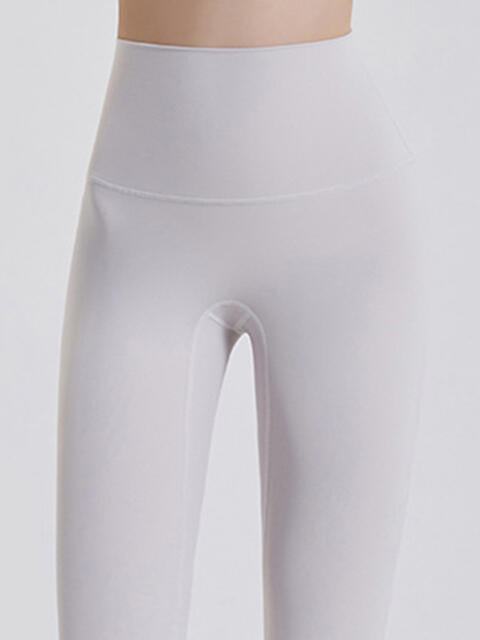 Wide Waistband Sports Leggings - FitFemme.Shop