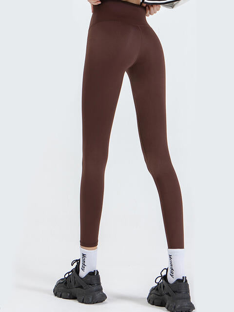 Wide Waistband Sports Leggings - FitFemme.Shop