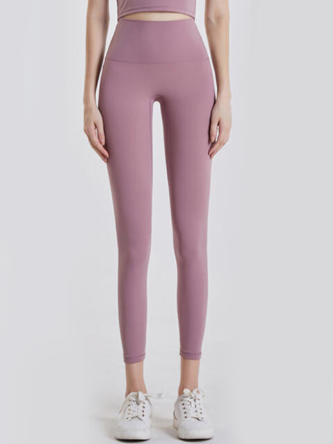 Wide Waistband Sports Leggings - FitFemme.Shop