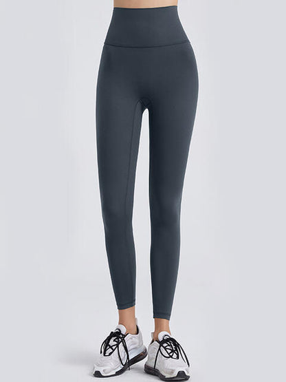 Wide Waistband Sports Leggings - FitFemme.Shop