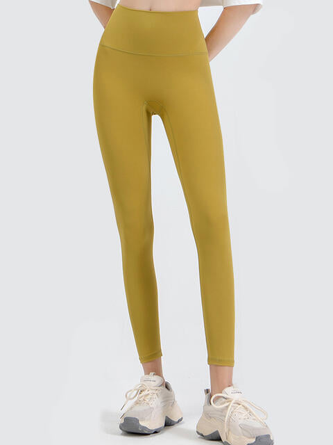 Wide Waistband Sports Leggings - FitFemme.Shop