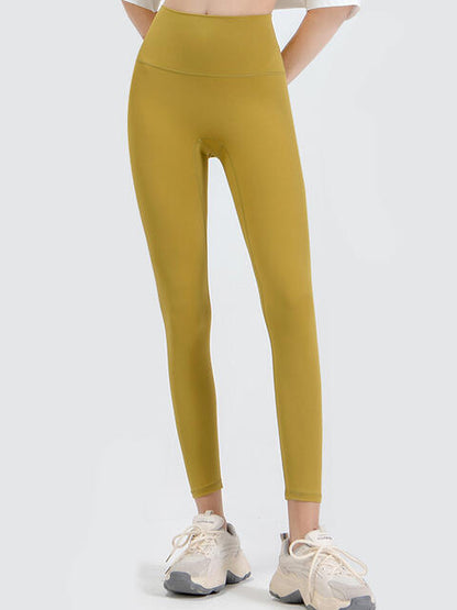 Wide Waistband Sports Leggings - FitFemme.Shop