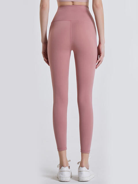 Wide Waistband Sports Leggings - FitFemme.Shop