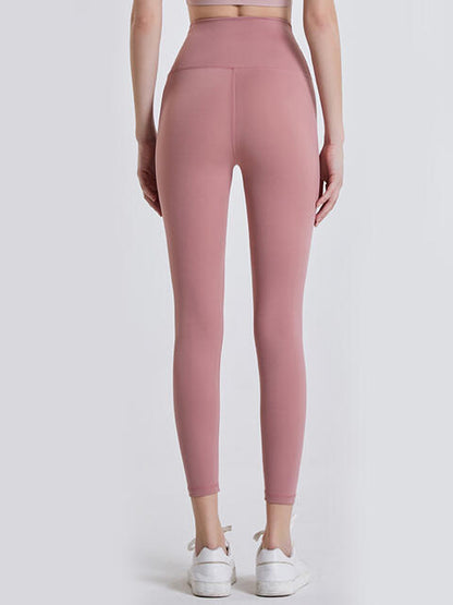 Wide Waistband Sports Leggings - FitFemme.Shop