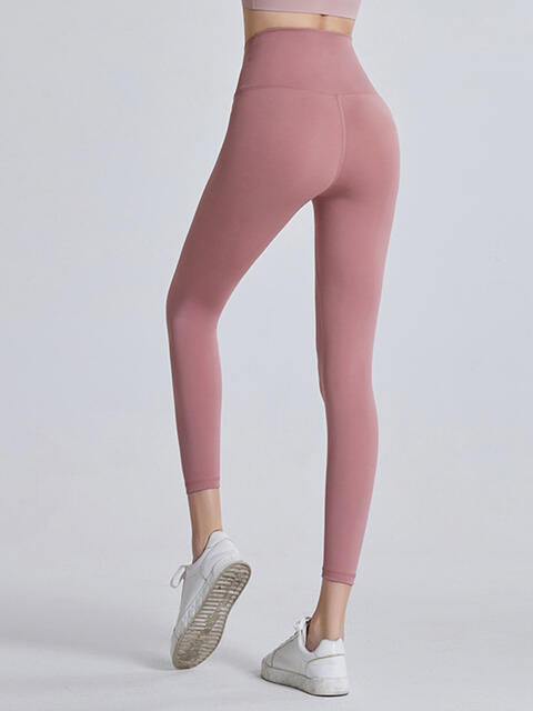 Wide Waistband Sports Leggings - FitFemme.Shop
