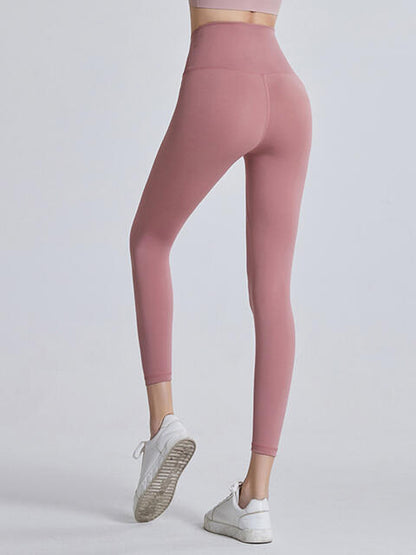 Wide Waistband Sports Leggings - FitFemme.Shop