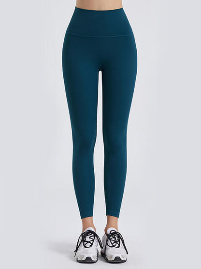 Wide Waistband Sports Leggings - FitFemme.Shop