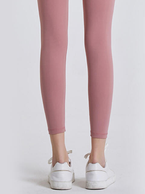 Wide Waistband Sports Leggings - FitFemme.Shop