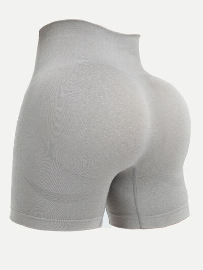 High Waist Active Shorts - FitFemme.Shop
