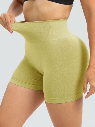 High Waist Active Shorts - FitFemme.Shop