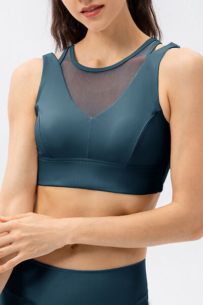 Cutout Wide Strap Active Tank - FitFemme.Shop