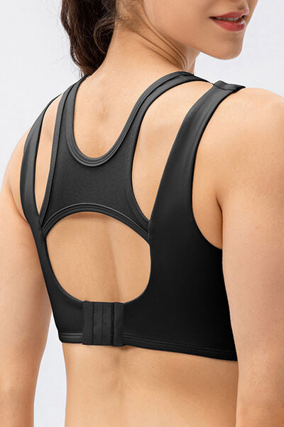 Cutout Wide Strap Active Tank - FitFemme.Shop