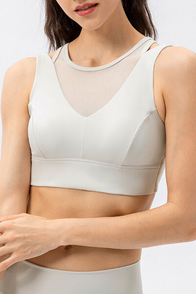 Cutout Wide Strap Active Tank - FitFemme.Shop