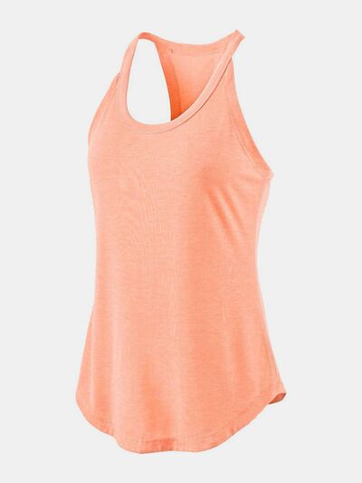 Scoop Neck Active Tank - FitFemme.Shop