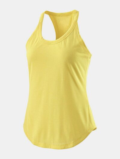 Scoop Neck Active Tank - FitFemme.Shop