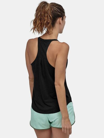 Scoop Neck Active Tank - FitFemme.Shop