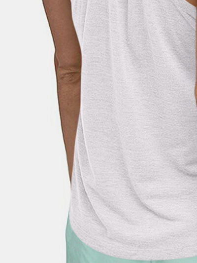 Scoop Neck Active Tank - FitFemme.Shop