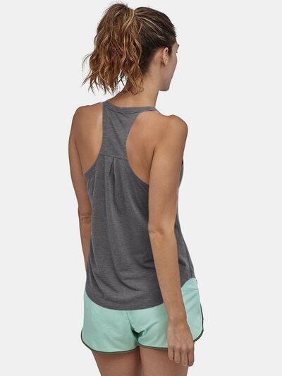 Scoop Neck Active Tank - FitFemme.Shop