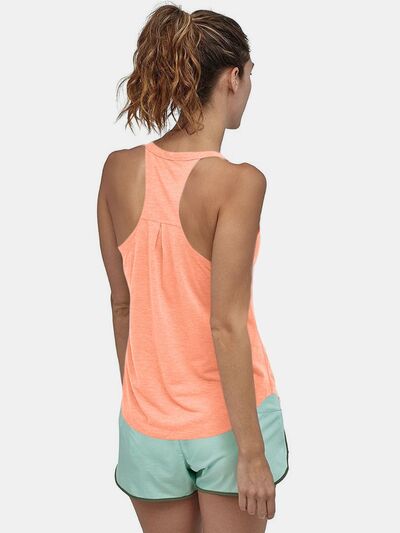 Scoop Neck Active Tank - FitFemme.Shop