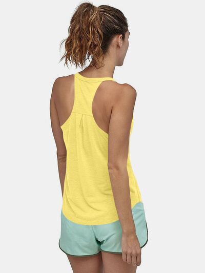 Scoop Neck Active Tank - FitFemme.Shop