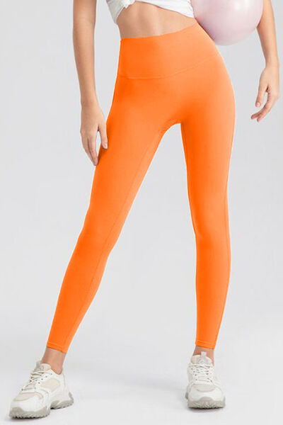 High Waist Skinny Active Pants - FitFemme.Shop