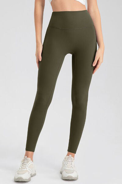 High Waist Skinny Active Pants - FitFemme.Shop