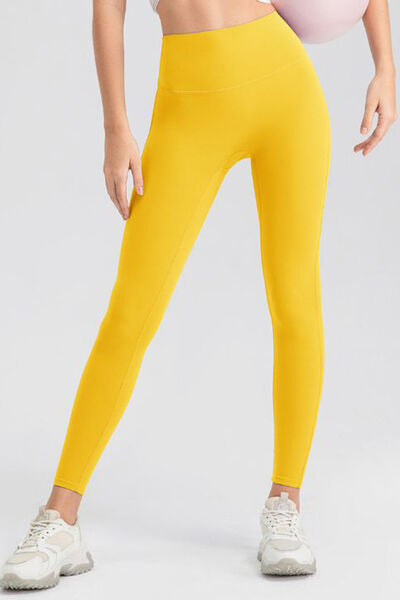 High Waist Skinny Active Pants - FitFemme.Shop