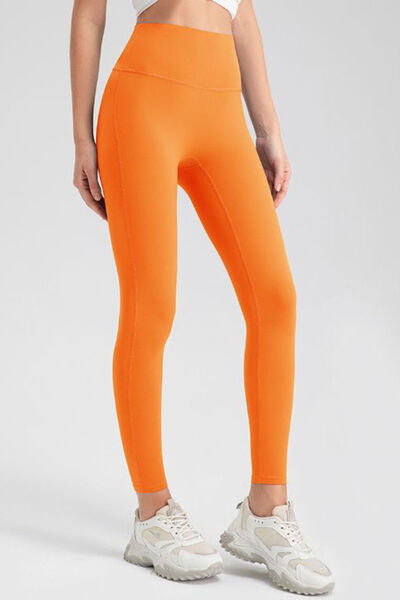High Waist Skinny Active Pants - FitFemme.Shop