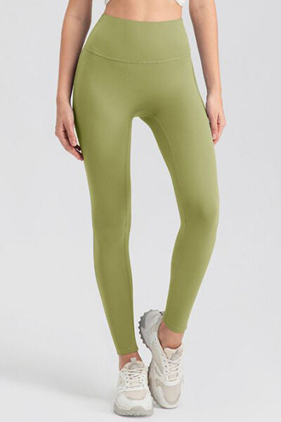 High Waist Skinny Active Pants - FitFemme.Shop