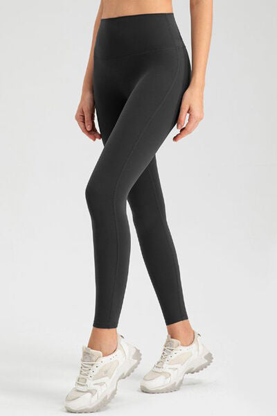 High Waist Skinny Active Pants - FitFemme.Shop