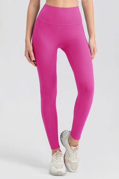 High Waist Skinny Active Pants - FitFemme.Shop